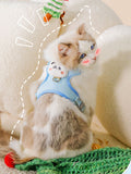 Animal Decor Breathable Mesh Pet Harness