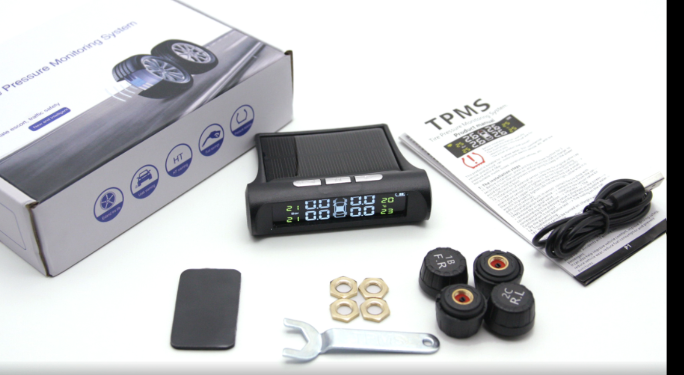 Tire Pressure Monitoring System with External Sensors