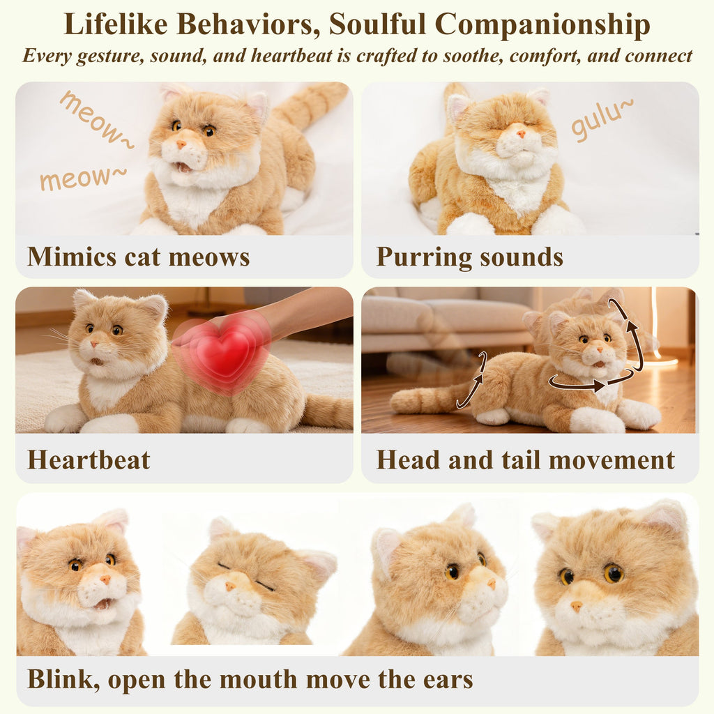 Matecat Pro- Interactive Lifelike Companion for Pet Lovers