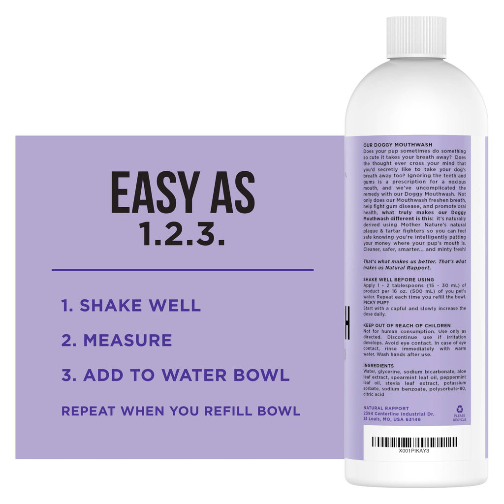 Natural Rapport Doggy Mouthwash