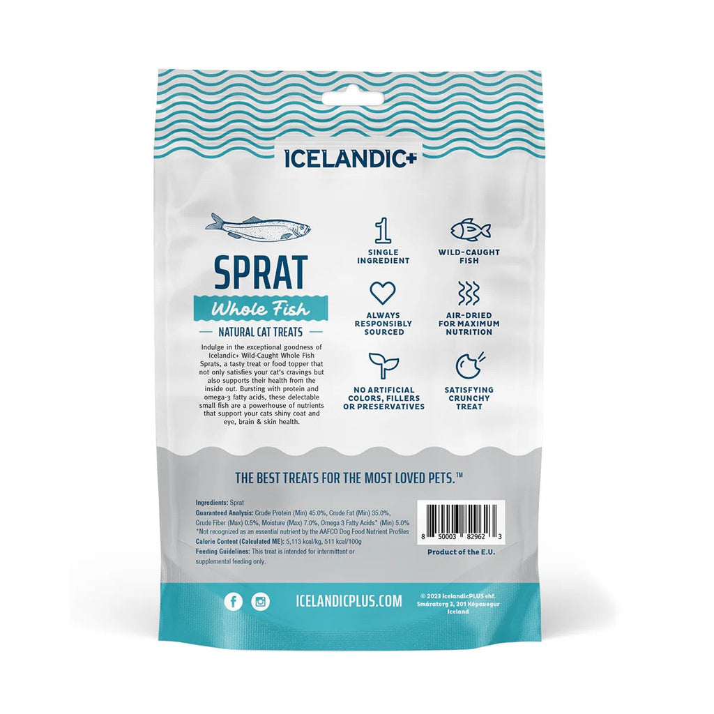 Icelandic Whole Sprats Dog Treats (2oz)
