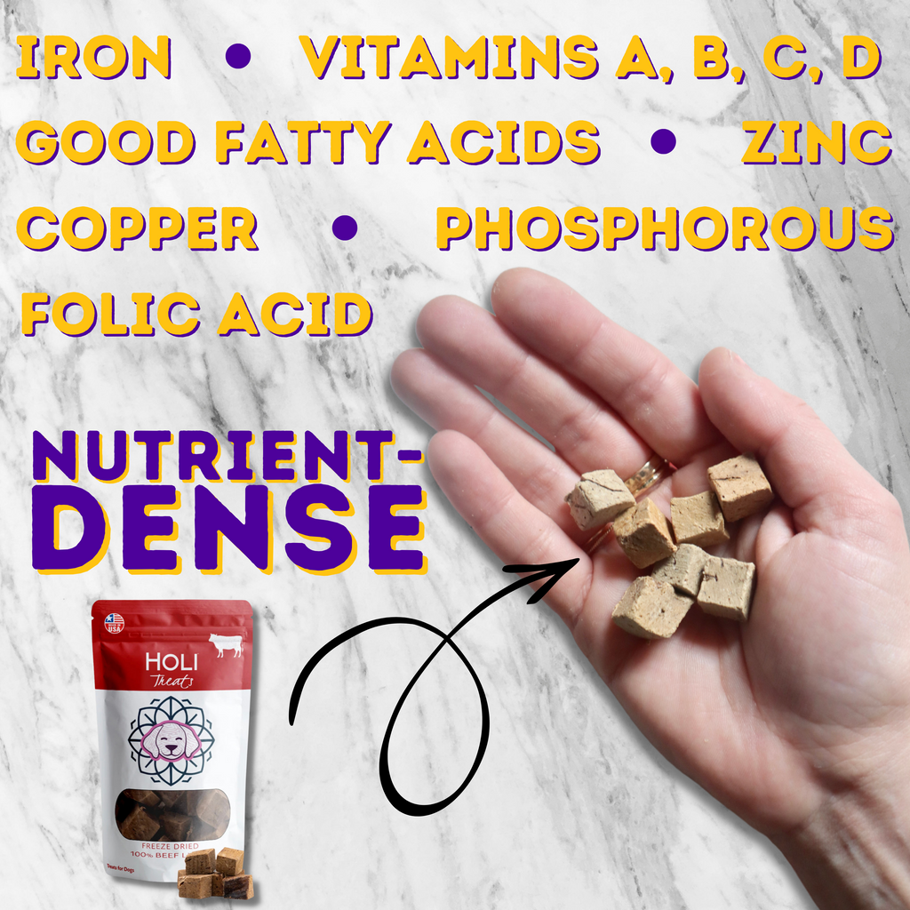 Beef Liver Dog Treats - Freeze-Dried - Single Ingredient