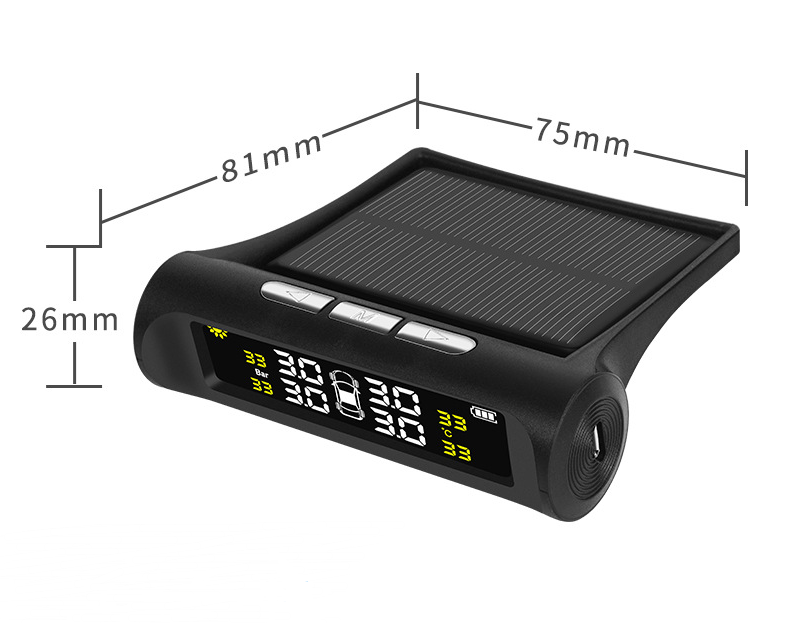 Tire Pressure Monitoring System with External Sensors