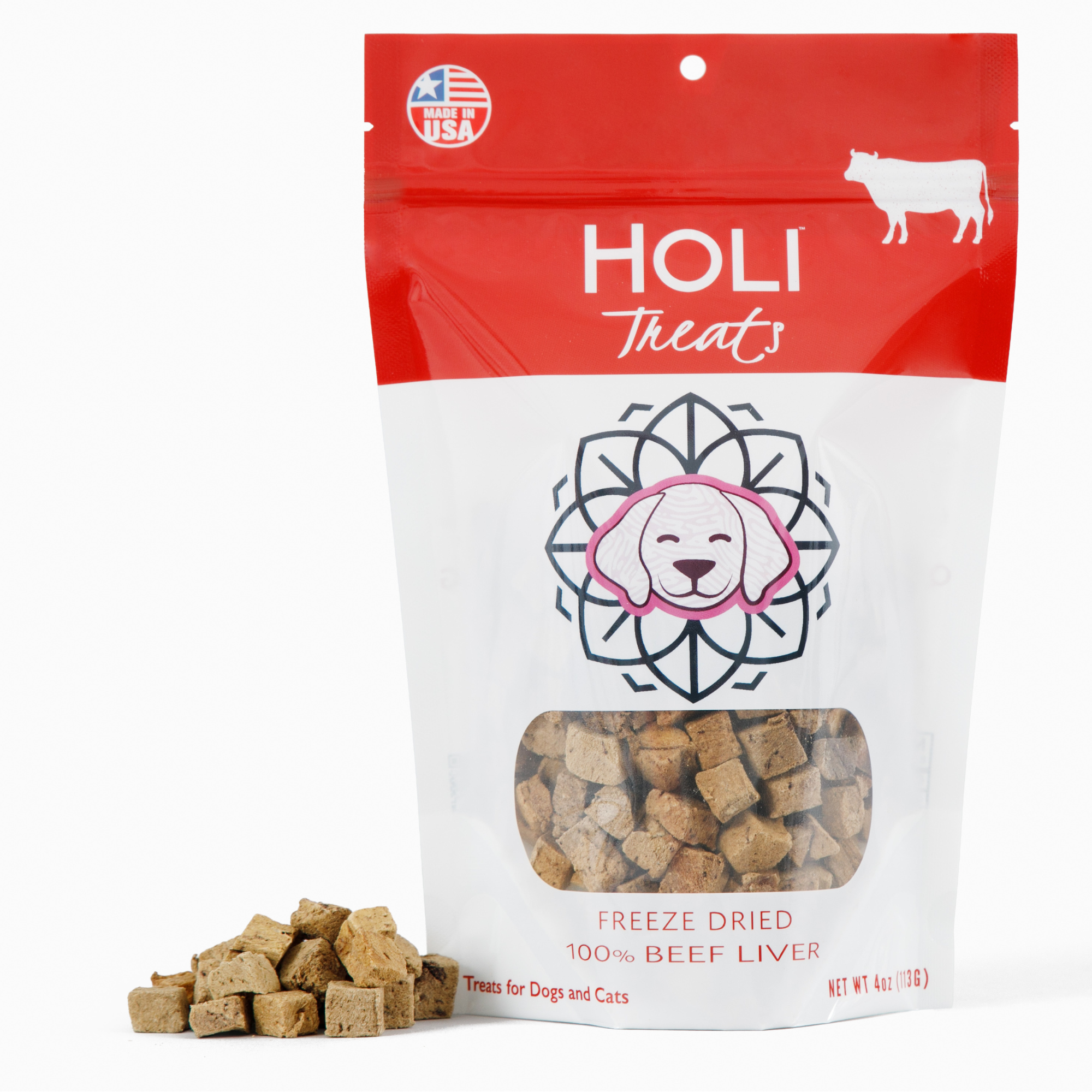 Beef Liver Dog Treats - Freeze-Dried - Single Ingredient