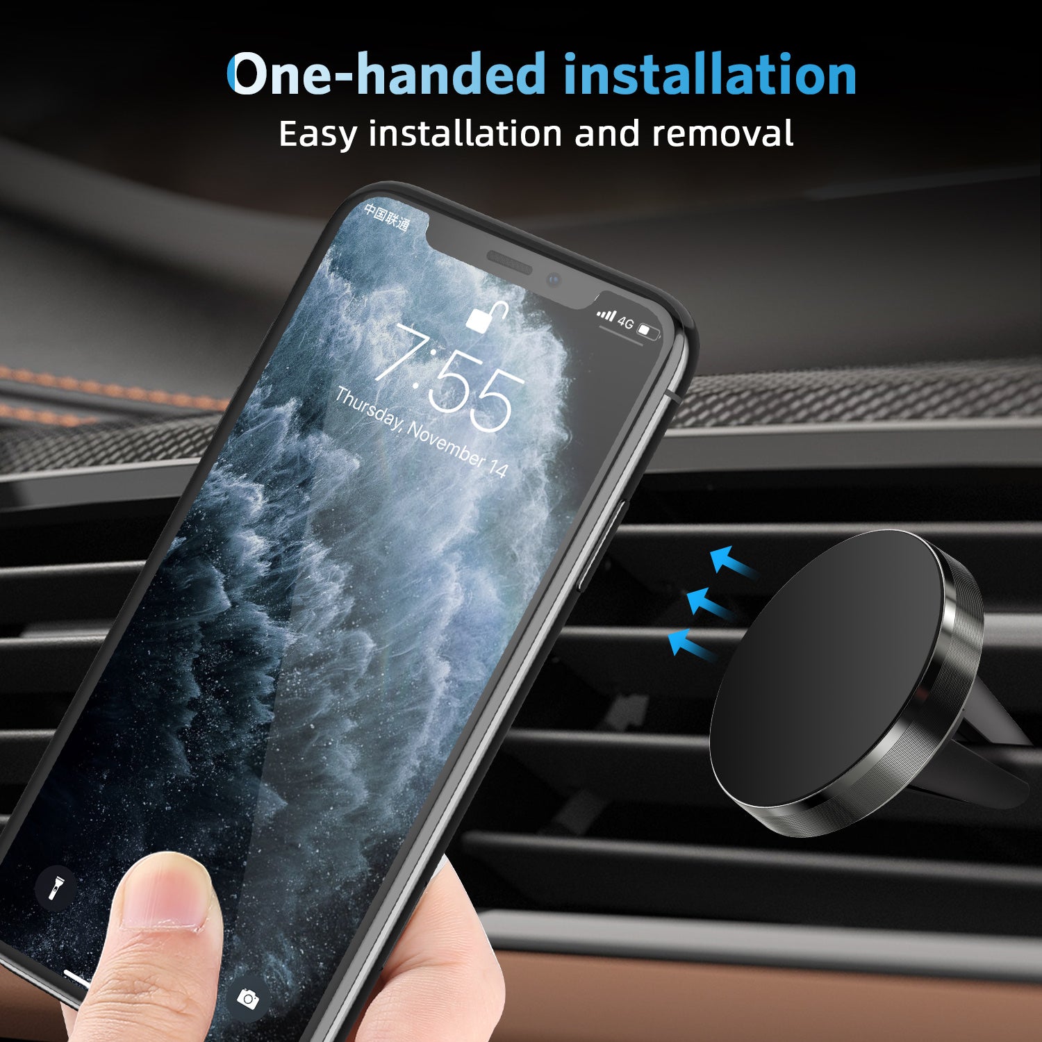 Magnetic Air Outlet Bracket