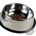Stainless Steel Pet Bowls with Non Slip Rubber Base